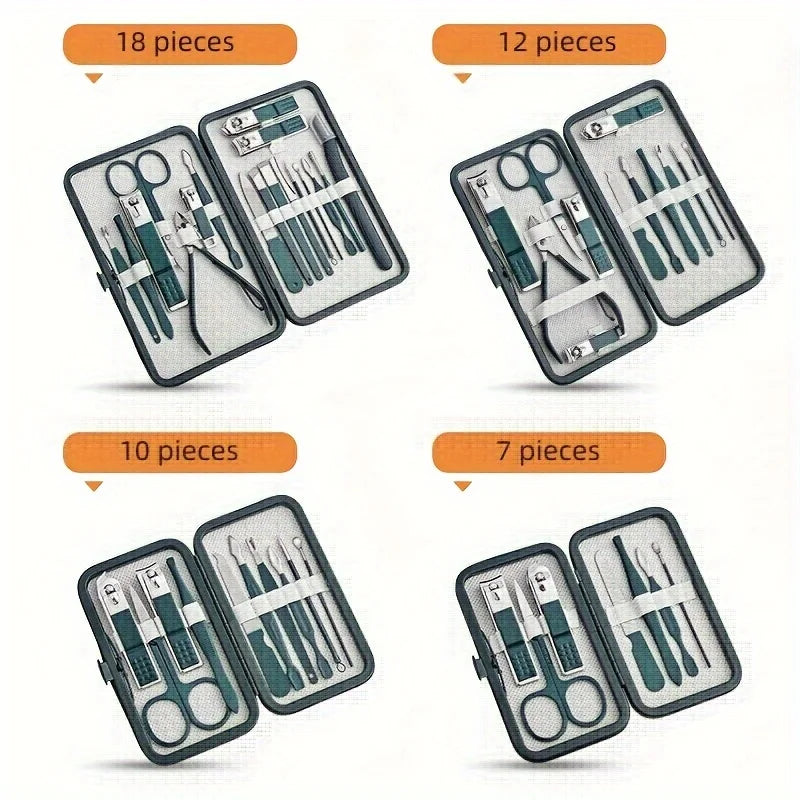 Kit Profissional de Unhas 7-18 Peças