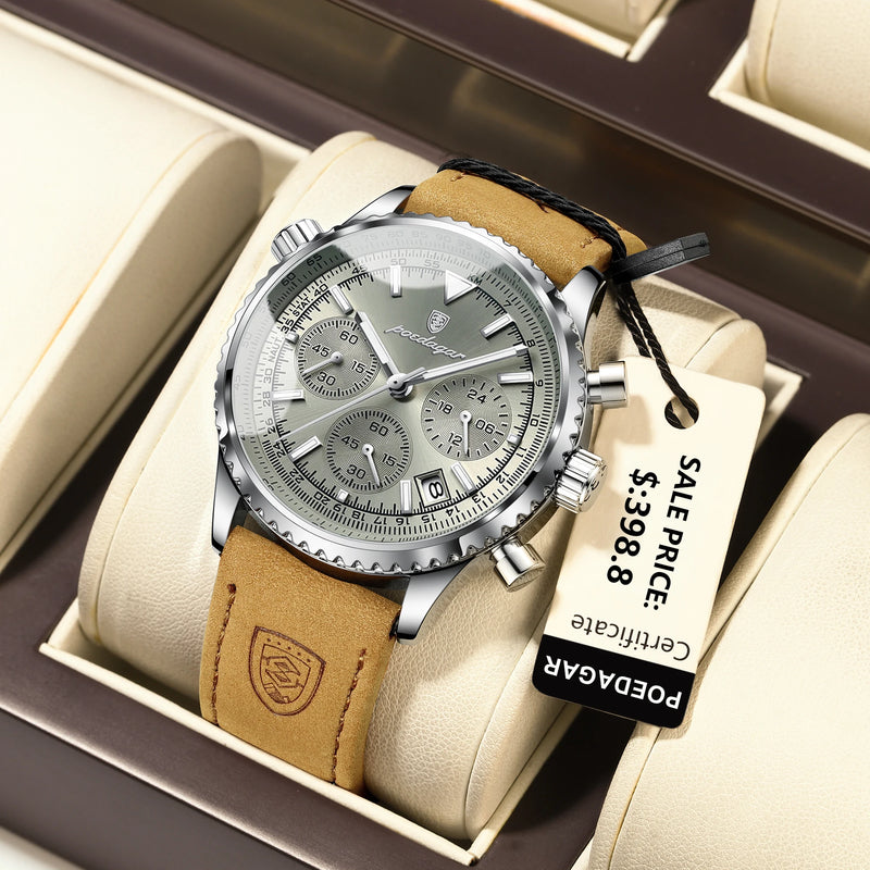 POEDAGAR Luxury Man Watch